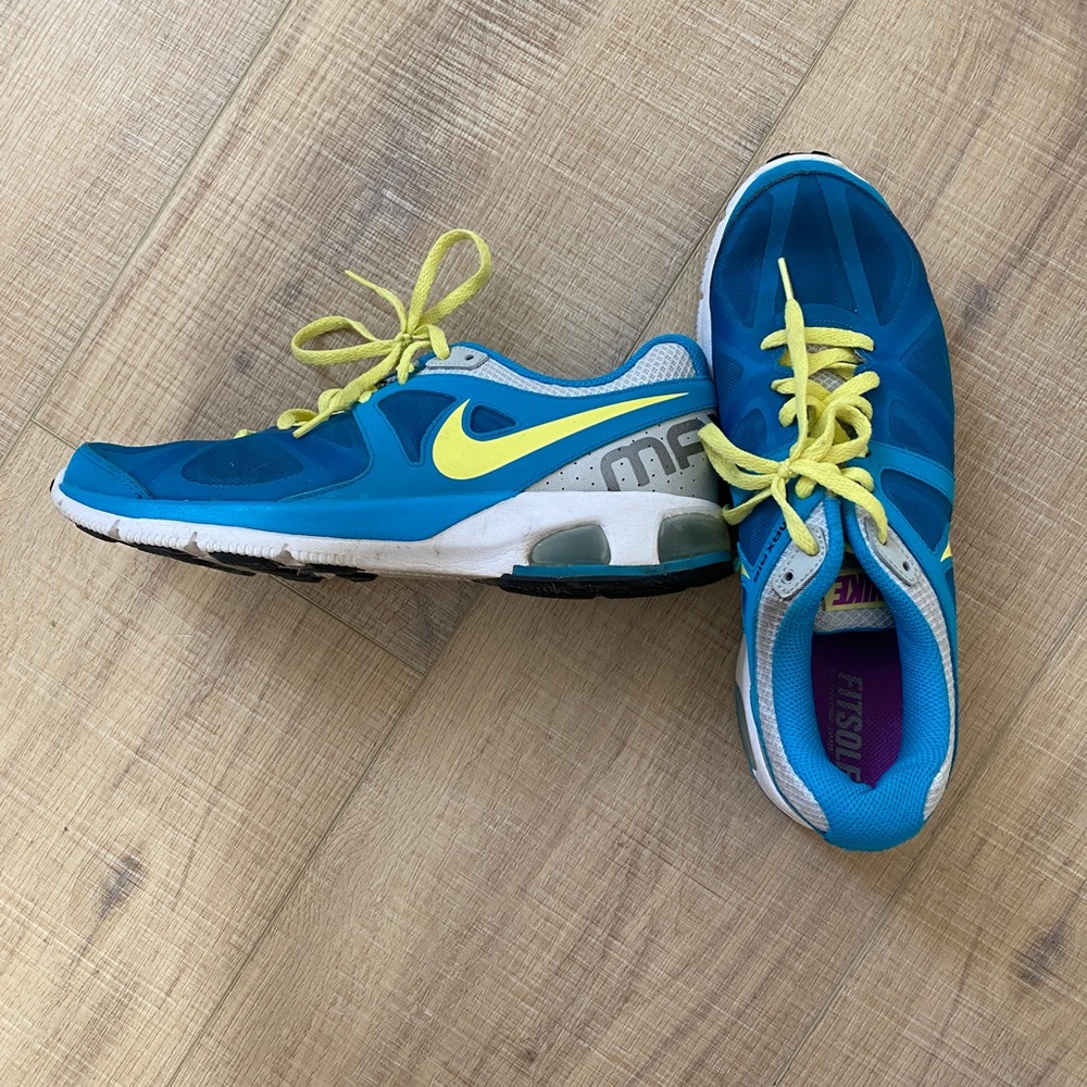 Blue Nikes size 10
